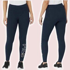 NWT FILA Women's High Waisted Ankle Length 7/8 Leggings Sz Small